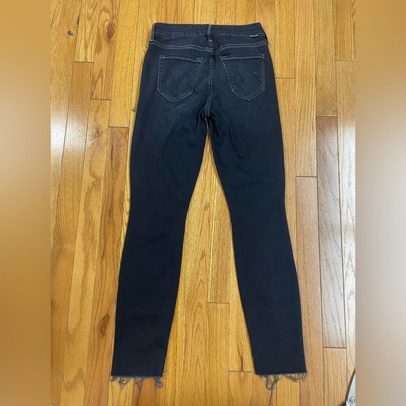 Mother The Looker Ankle Fray in Coffee, Tea, or Me? 25 - Picture 5 of 7